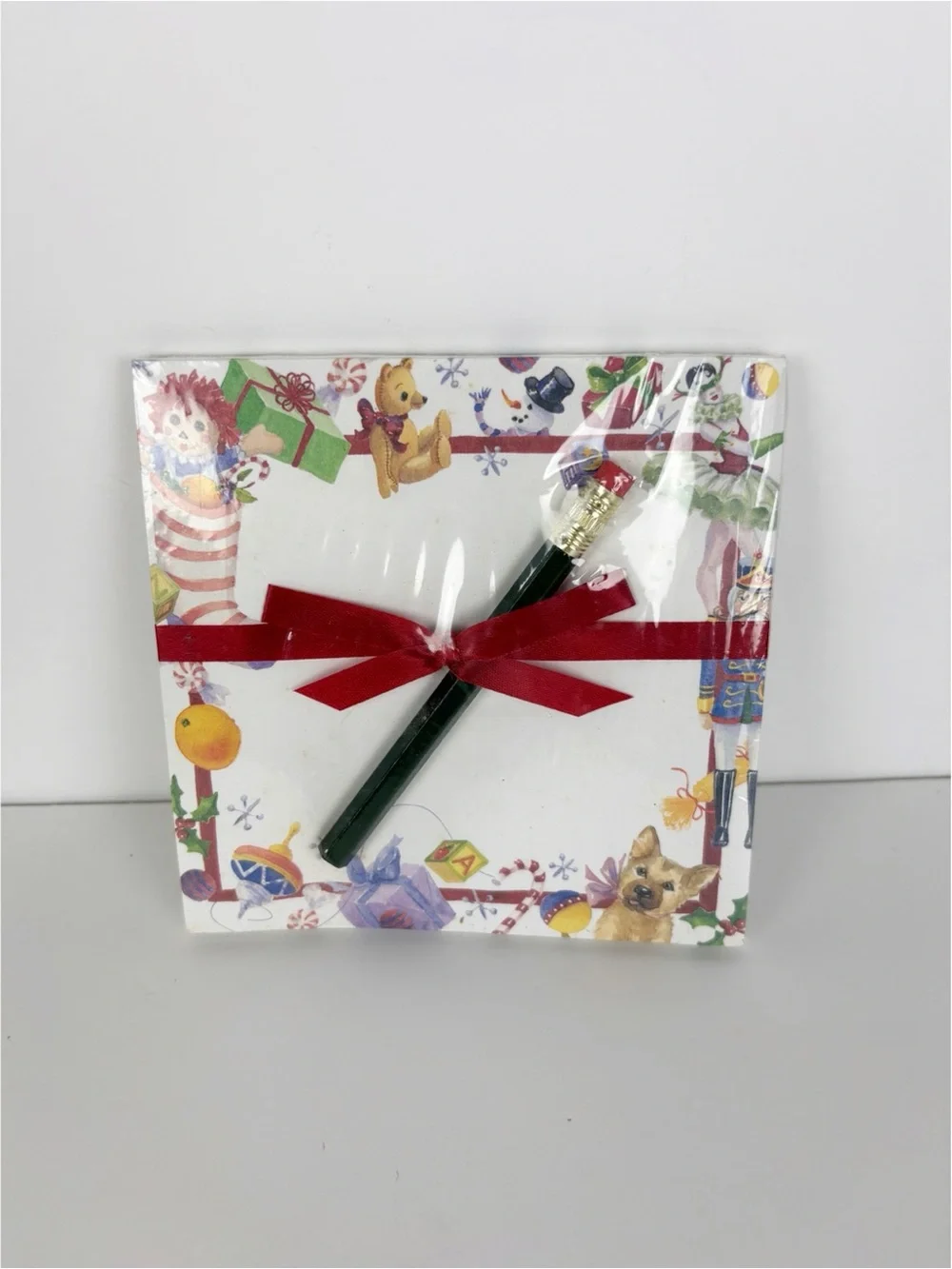 Lady Jayne Ltd. Holiday Toys Square Pad With Pencil